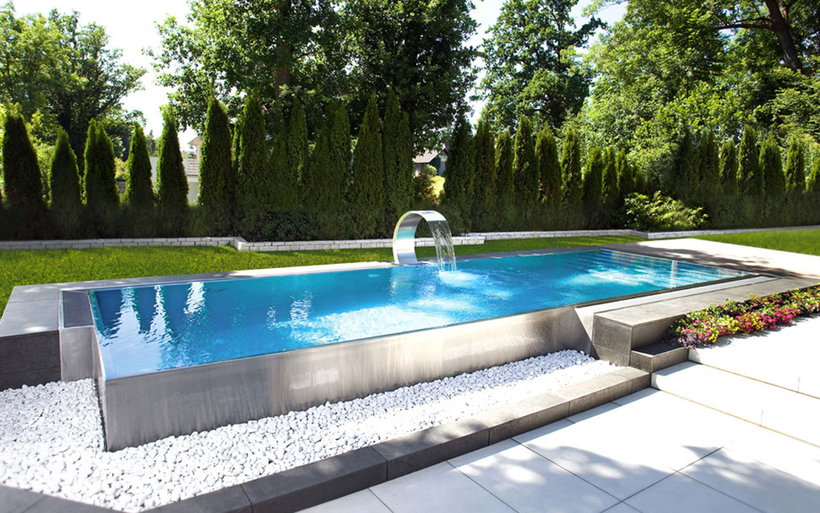 Neubau Pools Aus Beton Oder Edelstahl Schwimmbadservice